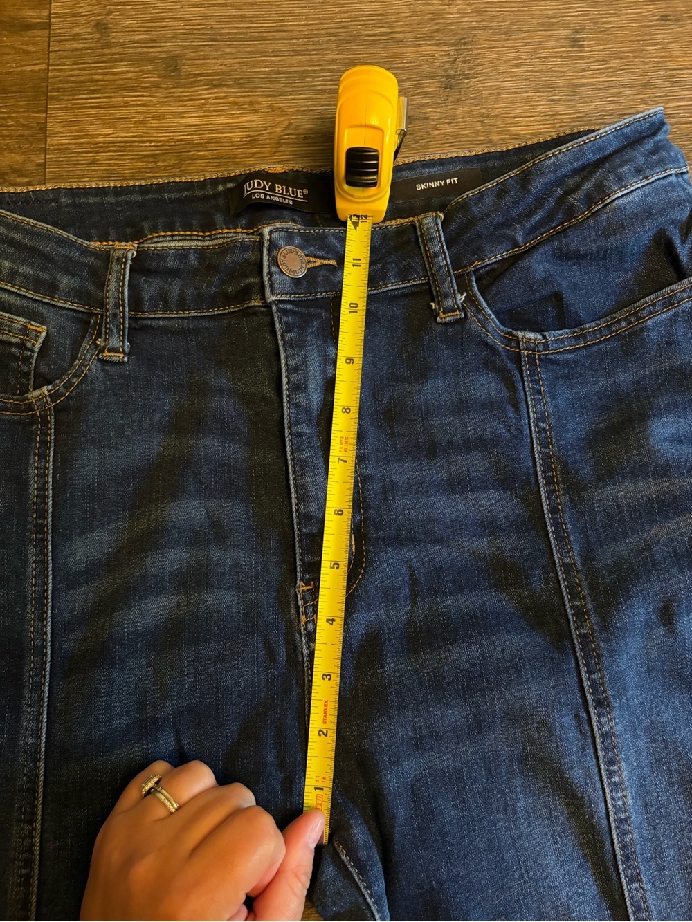 NWOT Judy Blue Women’s High Waist Mid-Seam Skinny Jeans Size 15 - Picture 5 of 7